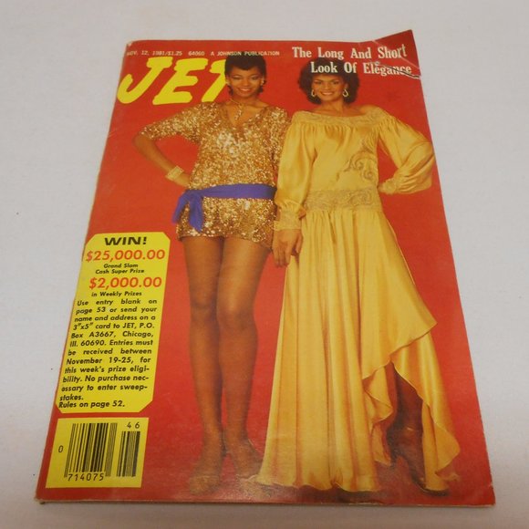 Jet Magazine Other Vintage 984 Jet Magazine The Long And Short Look